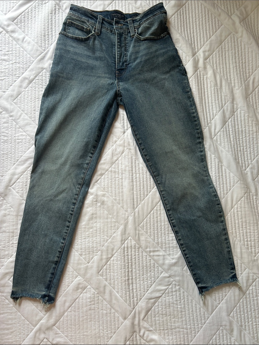 Lucky brand Women’s High-Rise Bridgette skinny jeans ankle 10/30
